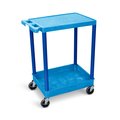 Luxor 2 SHELF BLUE TUB CART WITH BUSTC21BU